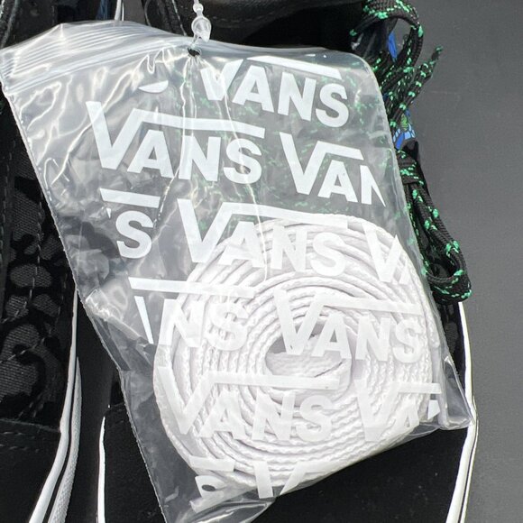 Vans Old Skool Dia de los Muertos Hummingbird Skate Shoe M9 W10.5 Black Blue NEW - Picture 16 of 16